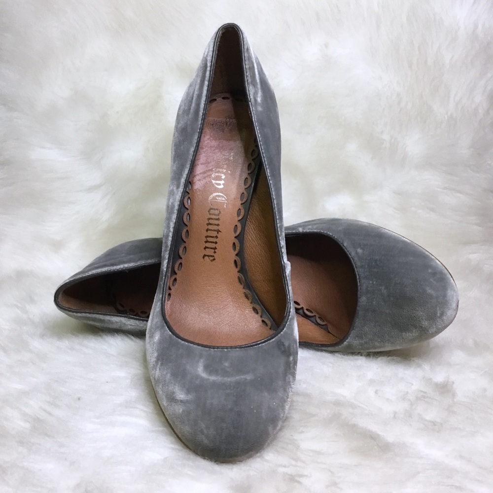 Juicy Couture Velvet Heels